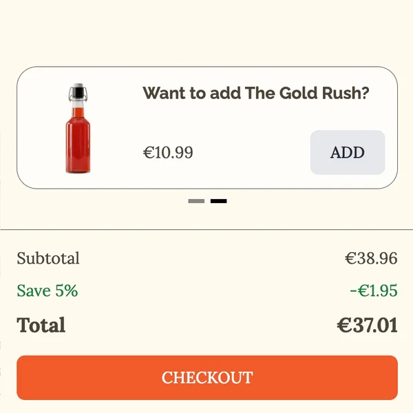 Habanebro use case website screenshot of the bottom part of the mobile menu