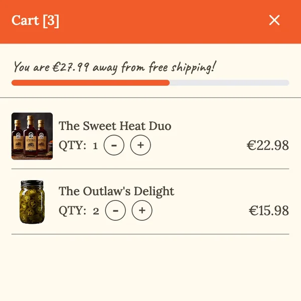 Habanebro use case website screenshot of the top part of the mobile menu